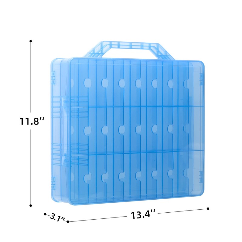 KISLANE Double Sided Storage Case for 48 Cars, Matchbox Cars,