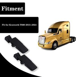 GYUPTRK 2 Pack Hood Latch Fit for Kenworth T680 2013-2024, Hood Latch Replace L56-6027 HLK2201 L566027, Left and Right Side