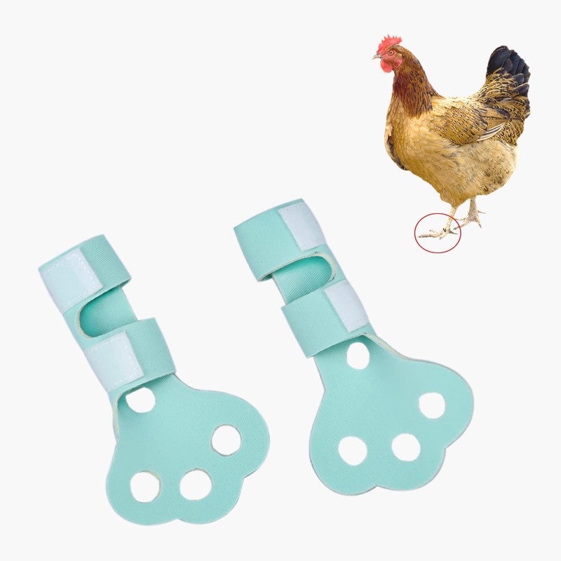 vomvomp 2 Pack Chicken Protective Shoes for Chick Booster Hen