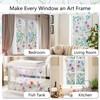 LEMON CLOUD Window Privacy Film Decorative Stained Glass Window Decals,