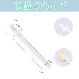 GLOWZEN Disposable Nose Hair Wax Sticks, 50 Pack White Safe and Easy Nose Hair Removal for Men Women Home Self Care Nose Hair Removal Wax Sticks