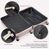 Merax 3Pc Suitcase Sets Front-Opening with USB Port ABS Hardshell