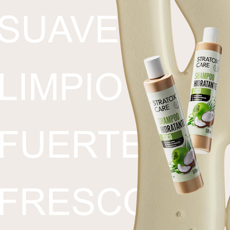 Shampoo de Coco - Hidratante, Nutritivo, Suaviza, Repara, aporta Brillo