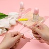 Pack of 2 Glass Nail File Round Double-Sided Cuticle Pusher