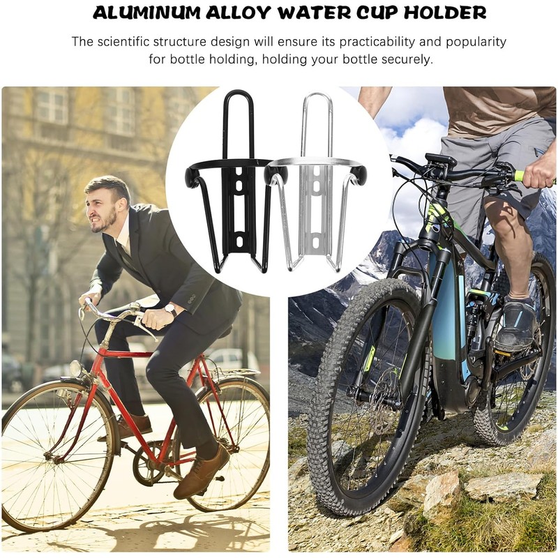 KICHOUSE 2 Piezas Portabotellas AleacióN Aluminio Bici Montaña