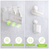 Uten Shower Caddy Suction Cup Shower Shelf Suction Shower Basket