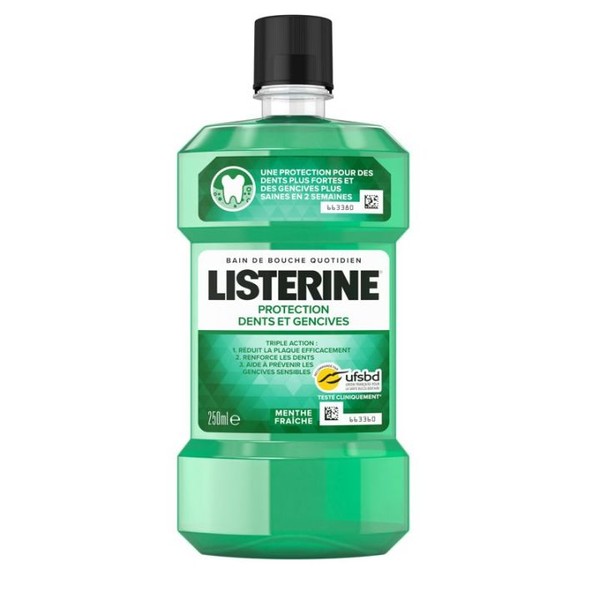Listerine Bain de Bouche Protection Dents & Gencives*, 250 ml