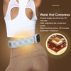 Pulse Waist Massage Belt Hot Compress 39 Strength Temperature Adjust