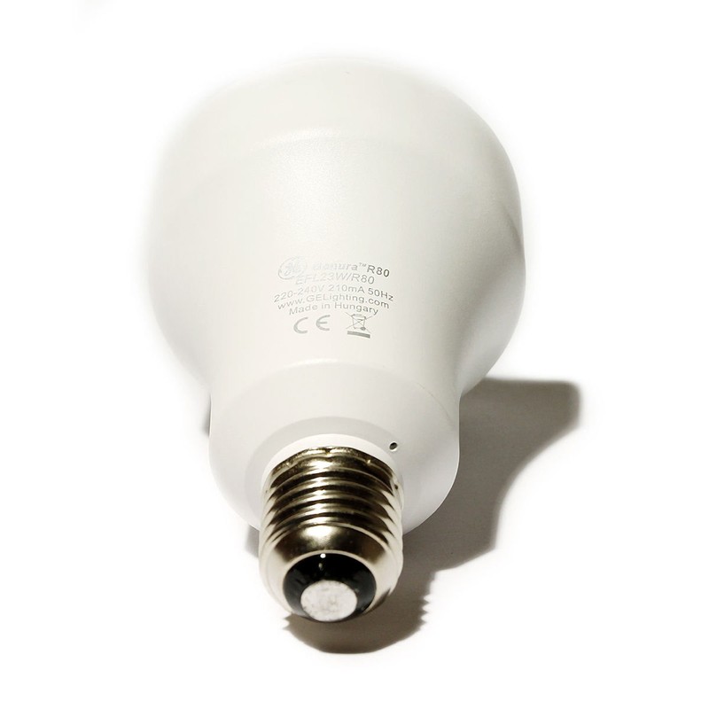 GE 23w E27 Screw Cap R80 Genura Low Energy Reflector