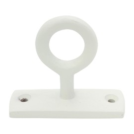 RCH Hardware HK-IR8398-70 Iron Orbit Wall Hook, 2.8 Inch, White