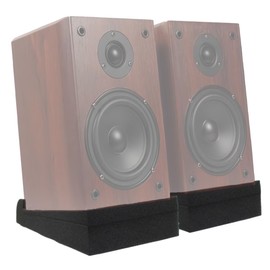 Audio Urethane Mat for Speakers, Set of 2 x 2, Anti-Vibration, Soundproofing, Resonance Cut, Sound Absorbing Material, Speaker Stand (11.8 x 7.9 x 1.8 inches (30 x 20 x 4.5 cm)