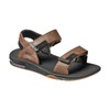 Reef Men's Fanning Baja LE Sport Sandal, Black/Brown, 11