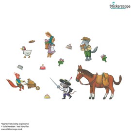 Stickerscape Highway Rat Wall Stickers (Highway Rat) | Gruffalo and Friends Wall Stickers, Gruffalo Wall Stickers, Child’s Bedroom Wall Decor| Easy to Apply, Cleanly Removable