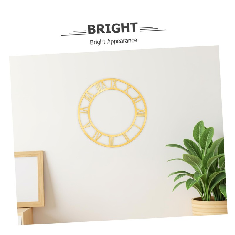 ORFOFE Roman Numerals Design for Living Room Hotel Entryway Decoration