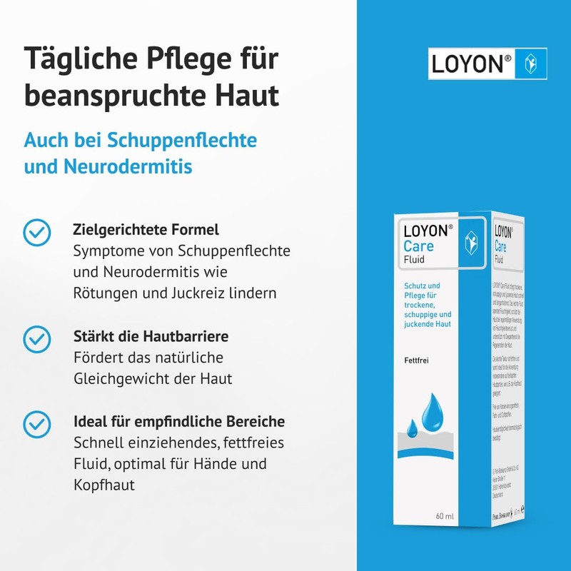 LOYON Care, 60 ml: Care fluid for sensitive, dry and