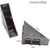 Triangle Corner Guards 40Pcs, Fit for 0.6 Inch Thickness, Plastic