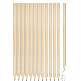 SLTAXAR Pack of 60 HB Wooden Pencils Natural Wood Pencils Made of Wood Wooden Pencil Graphite Pencils HB Pencil Set for Students Office School Supplies Writing (17.7 cm x 0.7 cm)