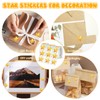 Holographic Gold Star Stickers 1 Inch Self Adhesive 1500 Pcs