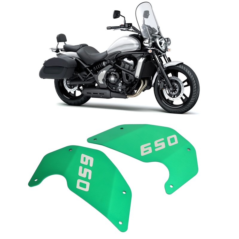 2Pcs Motorcycle Side Cover Frame Panel Plate Replacement for Kawasaki