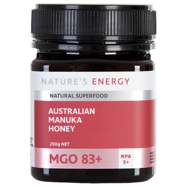 Nature's Energy Australian Manuka Honey MGO 83+ 250g