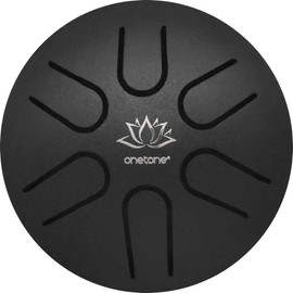 One Tone Tang Drum A Major Pentatonic Scale, 6 Notes, 3" Black, OTTG-03/BK [Instruction Manual, Mallet x 1, Key Number Sticker Included]
