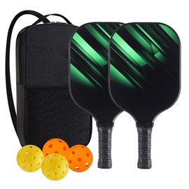 DESSEI Professional Pickleball Paddle Set | 2 Pack | Premium Fiberglass & Polypropylene Honeycomb Core | Ergonomic Grip | Portable Carry Bag