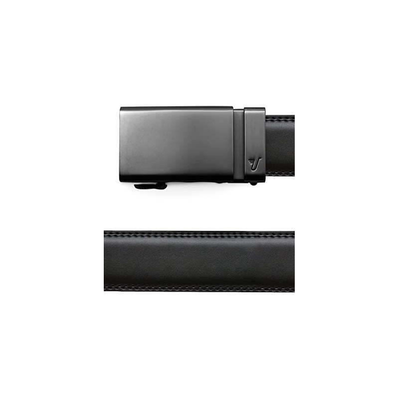 Mission Belt Men's Ratchet Belt - 35mm Gun Metal Buckle/Black