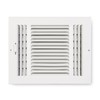 Accord ABSWWH3104 Sidewall/Ceiling Register with 3-Way Design, 10-Inch x 4-Inch(Duct