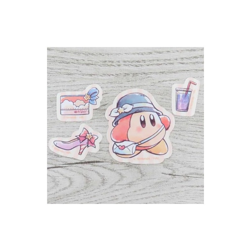 Kirby Sunny Day Die Cut Sticker Mini Set (2) Yellow