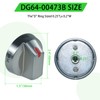 NICHEFLAG 5 Pack DG64-00473B Top Burner Control Dial Knob, Gas
