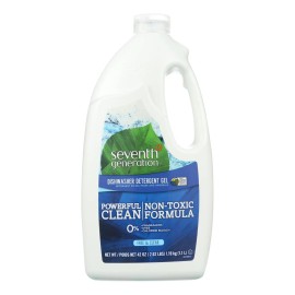 UD_Seventh Generation Auto Dishwasher Gel - Free And Clear - Case Of 6 - 42 Fl Oz.