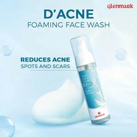 D'Acne Foaming Face Wash, with 2% Salicylic Acid and 1% Glycolic Acid | Prevents acne | Deeply cleanses pores | Suitable For Oily skin, Acne-prone Skin|60 ml