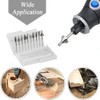 Mesee HSS Router Bits, 1/8 Inch(3mm) Shank Titanium Carbide Engraving