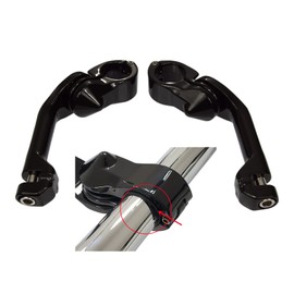 Highway Pegs engine guards Clamps Controls 32 or 25.4 Multi-fit for 1-1/4" or 1" compatible with Harley davidson Honda Yamaha Kawasaki