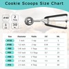 HOMURE H Cookie Scoop 2 Tablespoon, Size #40 Cookie Dough