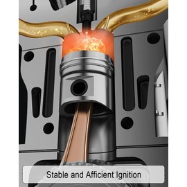 6 Pack LKR7DIX-11S 93175 Double Iridium Spark Plug Fit for Honda Accord Civic Crosstour CR-V HR-V Odyssey Pilot Hyundai Azera Elantra Genesis Santa Jeep Grand Cherokee Wrangler Kia