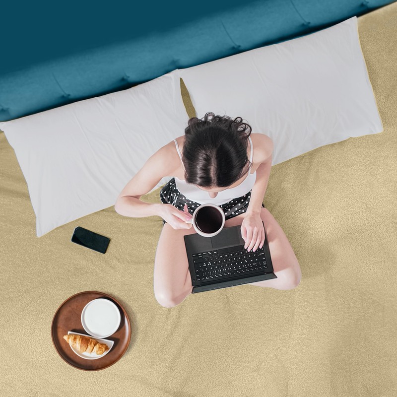 Utopia Bedding Mattress Protector, 160 x 200 x 30 cm,