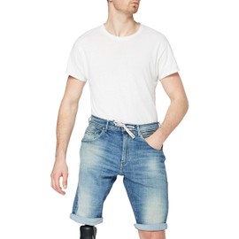 REPLAY Men's Djovic Short, Blue (Light Blue 10), 28