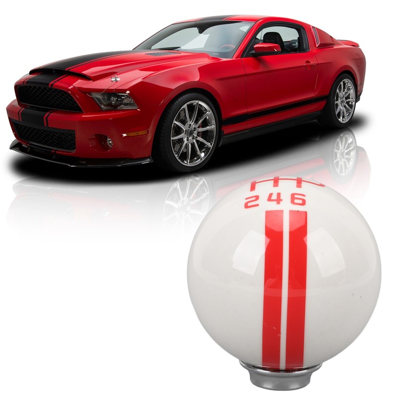 Gear Shift Knob with 3 Adapters Comfortable Grip 6 Speed