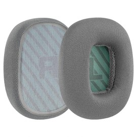 Geekria Comfort Mesh Fabric Replacement Ear Pads for Astro Gaming A10 Gen 2 Headphones Ear Cushions, Headset Earpads, Ear Cups Cover Repair Parts (Grey/Green)