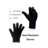AFT90 2 Heat Resistant Glove for Hair Styling, Curling Iron,