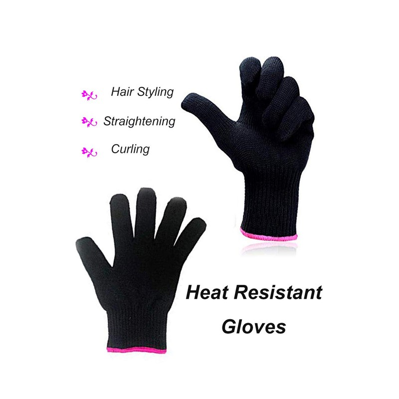 AFT90 2 Heat Resistant Glove for Hair Styling, Curling Iron,