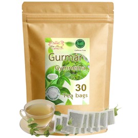 Hida Beauty Gurmar Gymnema Sylvestre Tea 30 Count Dried Loose Leaf