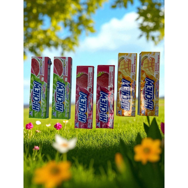 Hi Chew Japanese Candy Variety Pack (2 x 3 Assorted