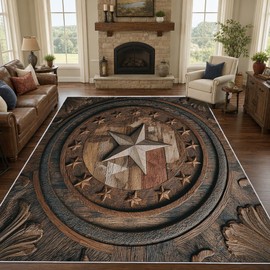 Texas Small Rug 2x3 Entryway, Front Door, Washable