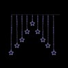 Premier 1.2m x 1.2m Christmas Star Pattern Flexibrights White Pin