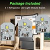 RUHUALIFE 3 PCS Refrigerator LED Lights Refrigerator Bulbs Refrigerator Lamp
