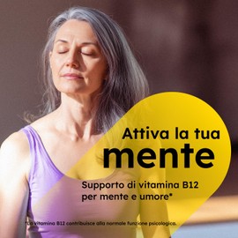 Supradyn Expert Vitamina B12 – 1000 µg Metilcobalamina Pura – 90 Compresse Orodispersibili – Integratore B12 Orodispersibili per Energia, Memoria, Stanchezza, Sistema Nervoso, Globuli Rossi – Vegano