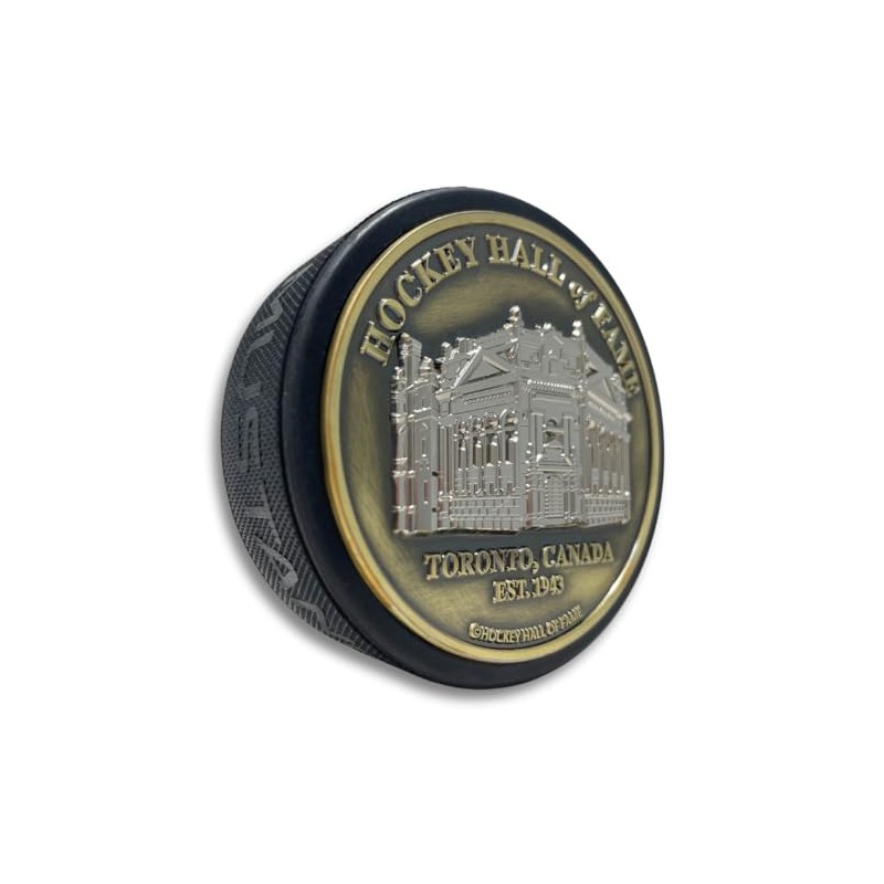 Hockey Hall of Fame Puck | Front & Yonge Medallion