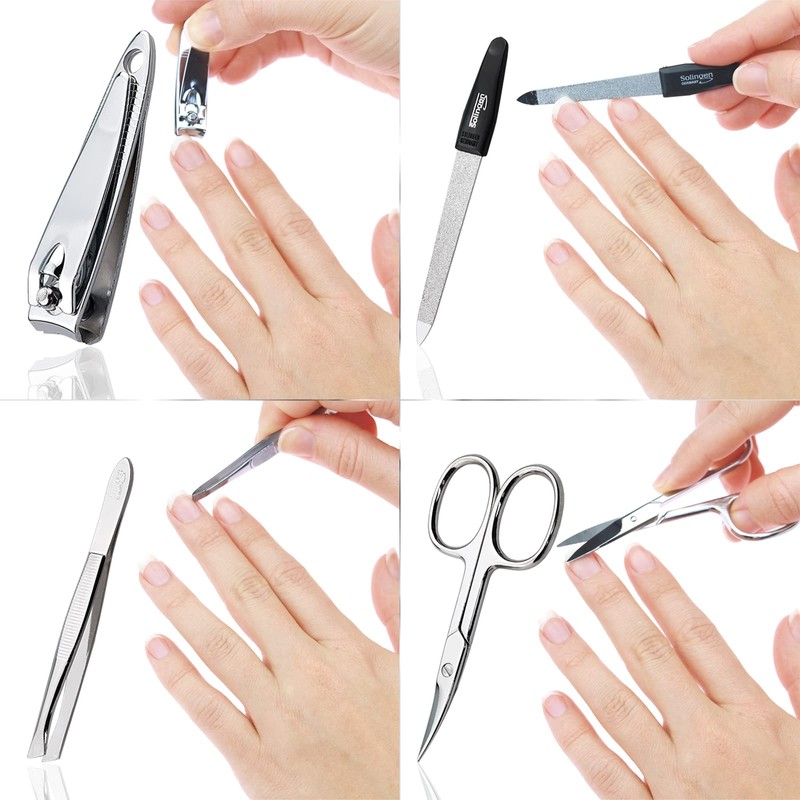 marQus Manicure Set 4-Piece Travel Set with File from Solingen